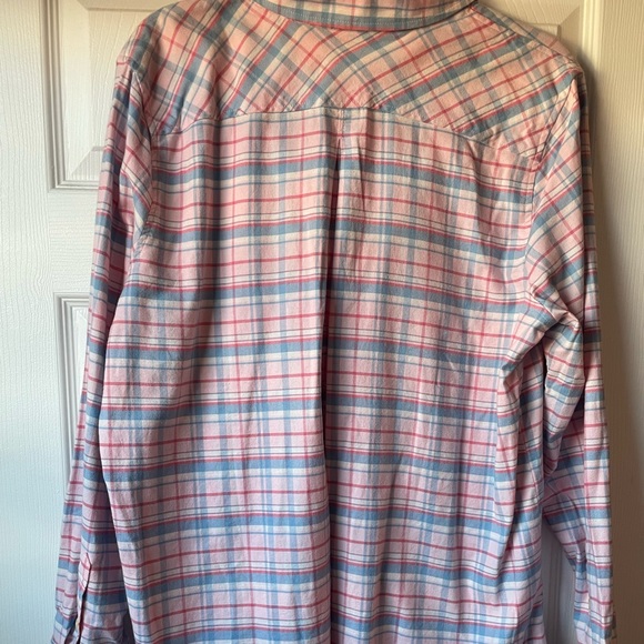 NWT Vineyard Vines Plaid Chilmark Relaxed Button-Down Shirt - size 16 - Picture 8 of 9